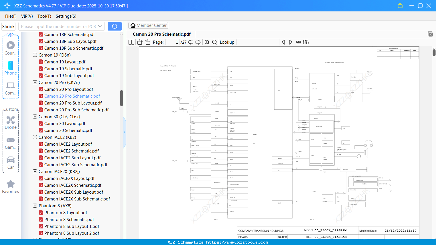 Tecno Camon 20 Pro Schematic